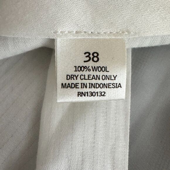 New Hart Schaffner Marx Comfort Plus Wool Pleated Dress Pants Men's Size 38 x 32 - Picture 6 of 9